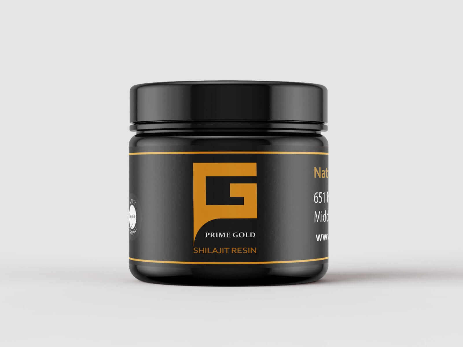 Prime Gold Shilajit Resin front view