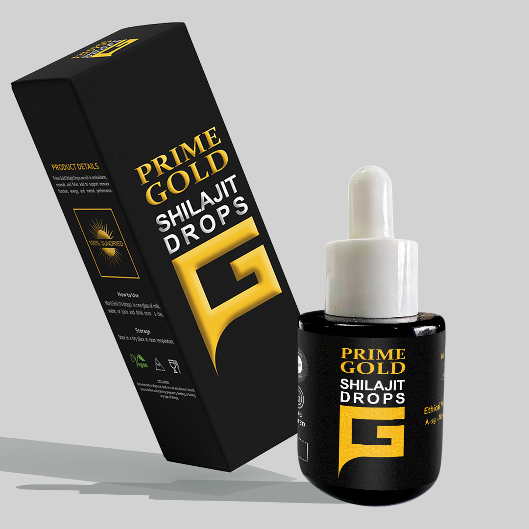 20ml Prime Gold Shilajit Drops
